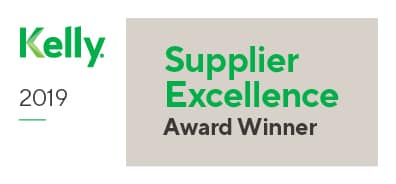 KellyOCG Supplier Excellence Award Winner
